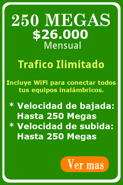 Internet Hogar 250 megas