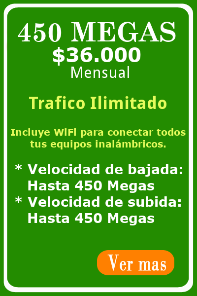 Internet Hogar 450 Megas